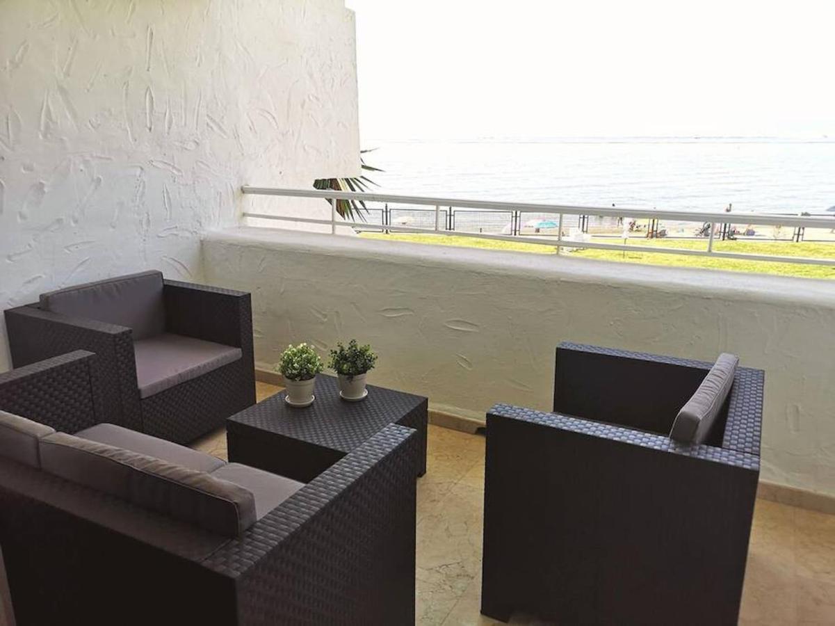 Amazing 3Bedroom Flat With Seafront Views & Pool By Sharingco Marbella Kültér fotó